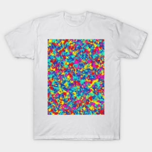 Pop Art Explosion: Dynamic Burst of Colors T-Shirt